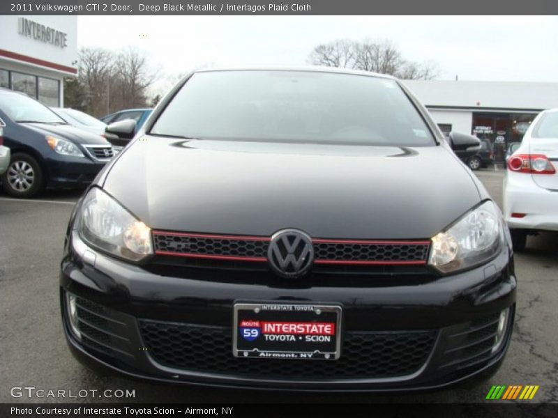 Deep Black Metallic / Interlagos Plaid Cloth 2011 Volkswagen GTI 2 Door
