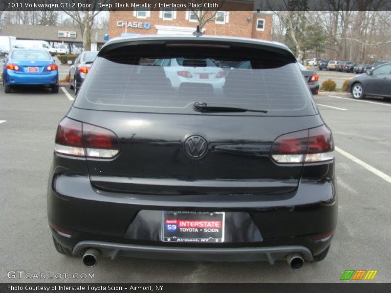 Deep Black Metallic / Interlagos Plaid Cloth 2011 Volkswagen GTI 2 Door