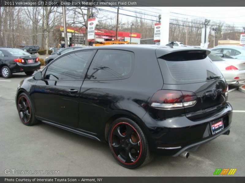 Deep Black Metallic / Interlagos Plaid Cloth 2011 Volkswagen GTI 2 Door