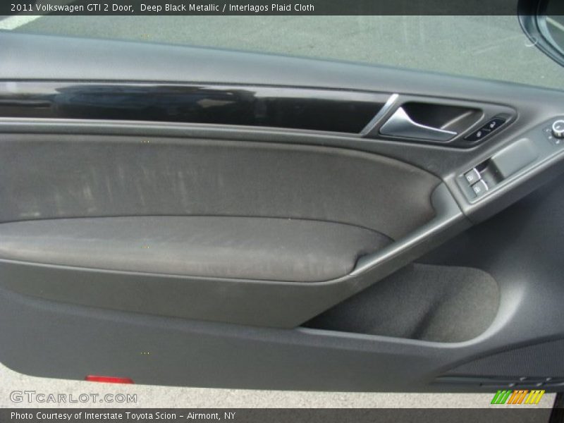 Deep Black Metallic / Interlagos Plaid Cloth 2011 Volkswagen GTI 2 Door