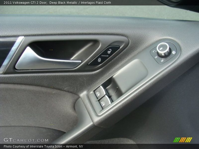 Deep Black Metallic / Interlagos Plaid Cloth 2011 Volkswagen GTI 2 Door