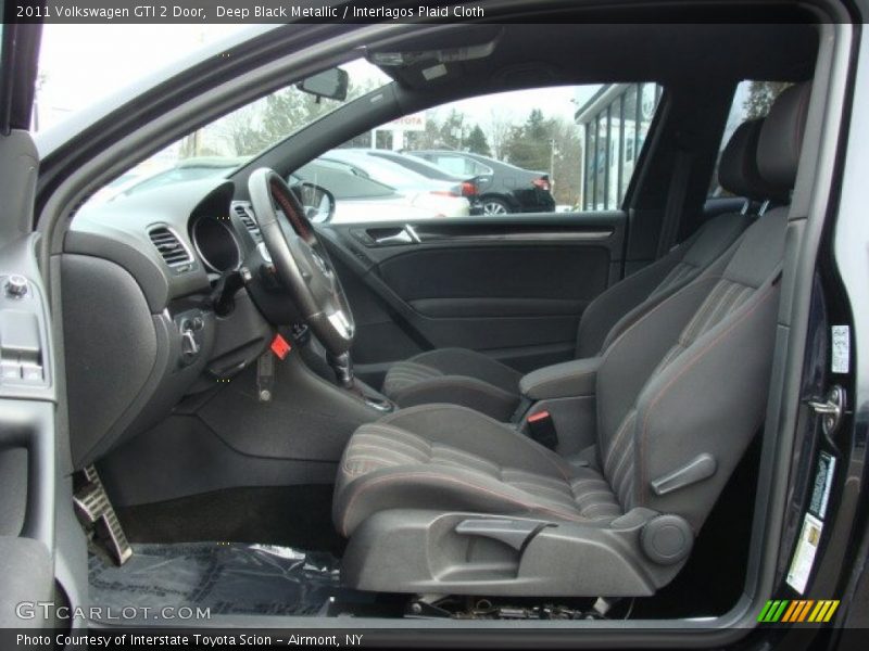  2011 GTI 2 Door Interlagos Plaid Cloth Interior