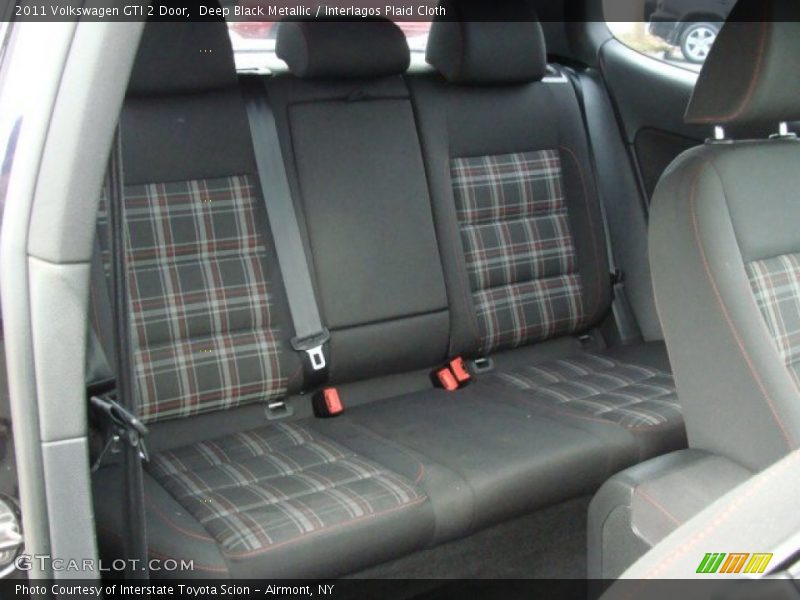 Rear Seat of 2011 GTI 2 Door