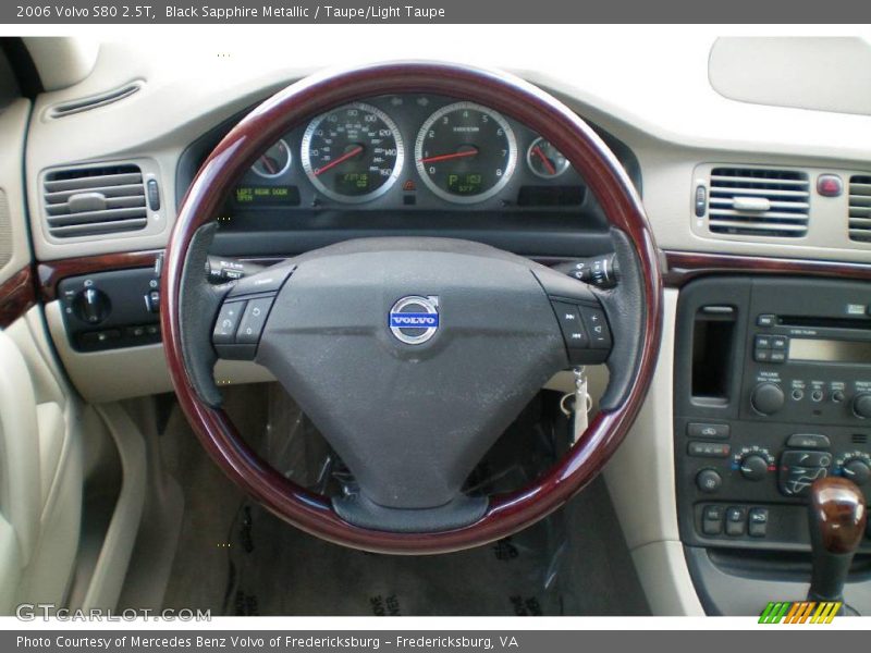 Black Sapphire Metallic / Taupe/Light Taupe 2006 Volvo S80 2.5T