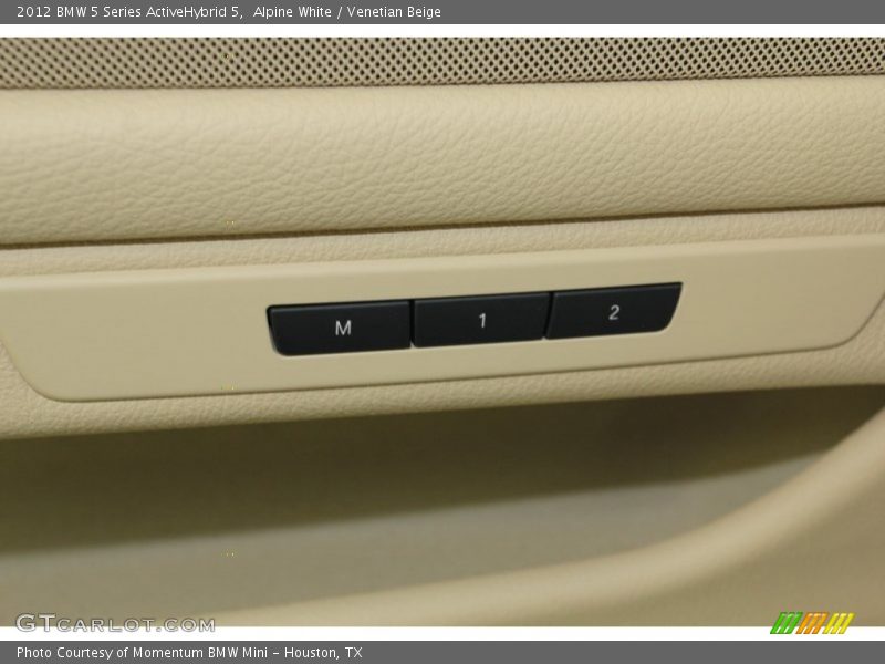 Alpine White / Venetian Beige 2012 BMW 5 Series ActiveHybrid 5