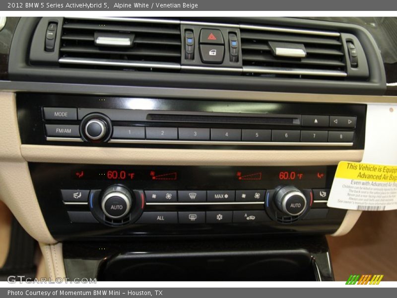 Controls of 2012 5 Series ActiveHybrid 5