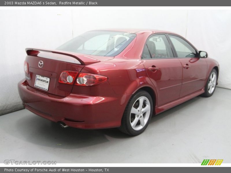 Redfire Metallic / Black 2003 Mazda MAZDA6 s Sedan
