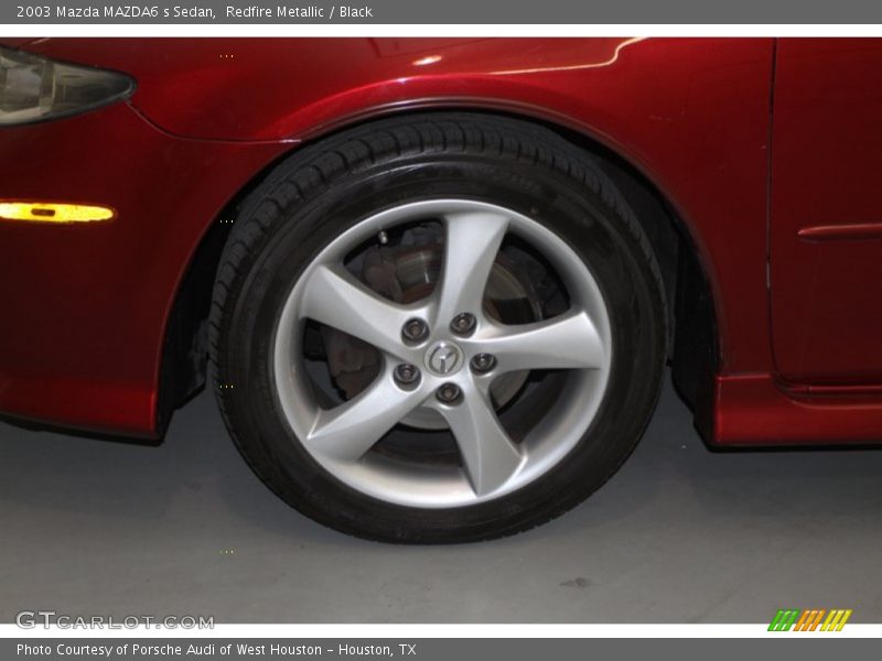 Redfire Metallic / Black 2003 Mazda MAZDA6 s Sedan