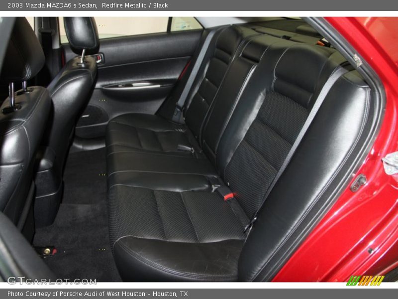 Redfire Metallic / Black 2003 Mazda MAZDA6 s Sedan