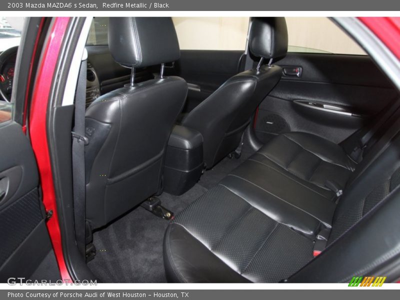 Redfire Metallic / Black 2003 Mazda MAZDA6 s Sedan