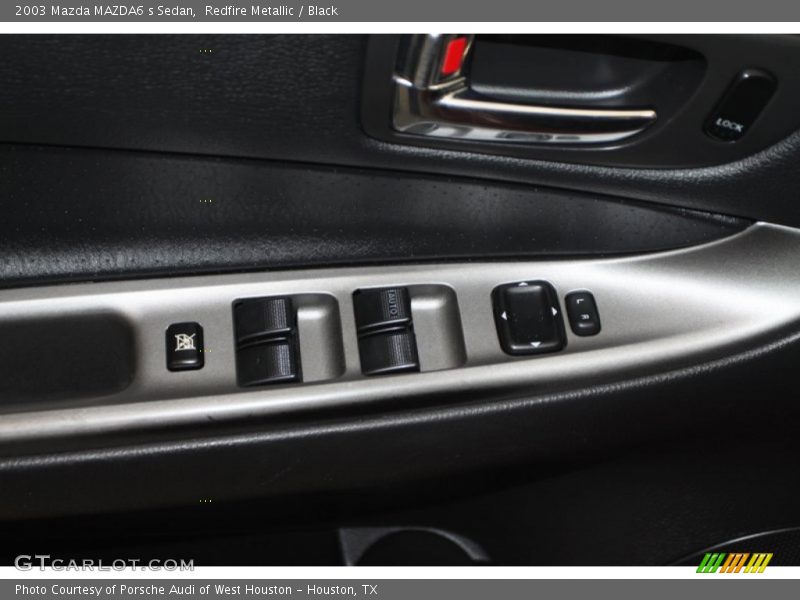 Redfire Metallic / Black 2003 Mazda MAZDA6 s Sedan