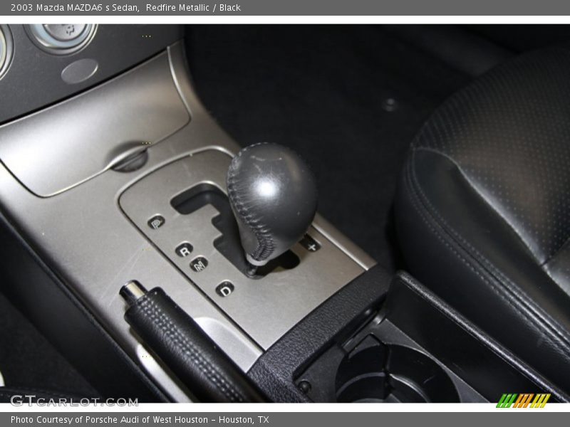 Redfire Metallic / Black 2003 Mazda MAZDA6 s Sedan