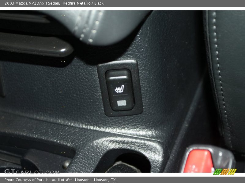 Redfire Metallic / Black 2003 Mazda MAZDA6 s Sedan