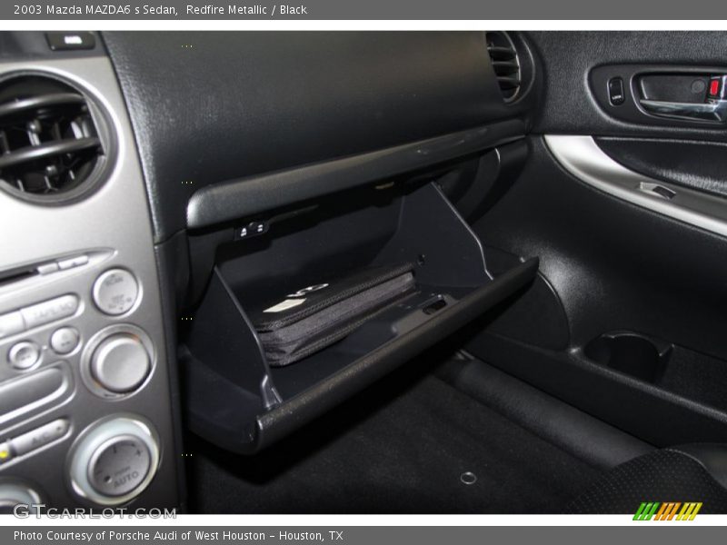 Redfire Metallic / Black 2003 Mazda MAZDA6 s Sedan