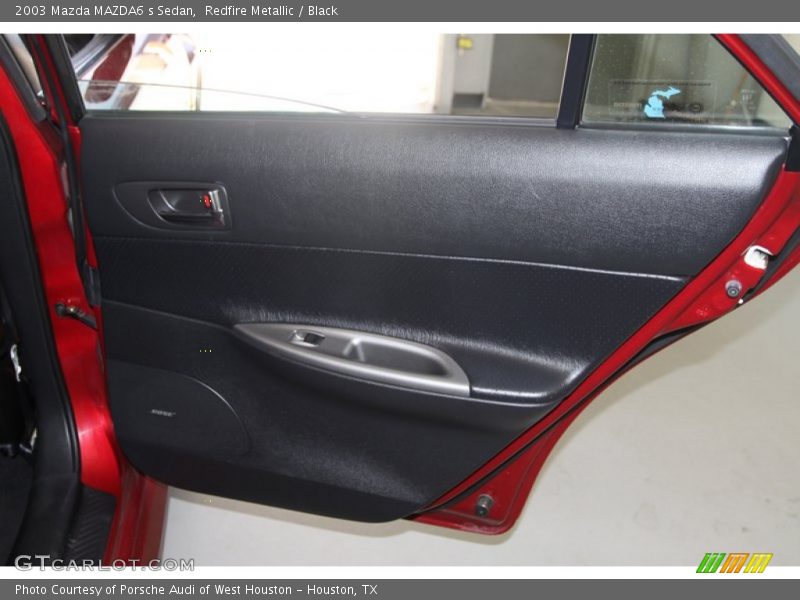 Redfire Metallic / Black 2003 Mazda MAZDA6 s Sedan