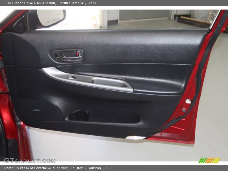 Redfire Metallic / Black 2003 Mazda MAZDA6 s Sedan