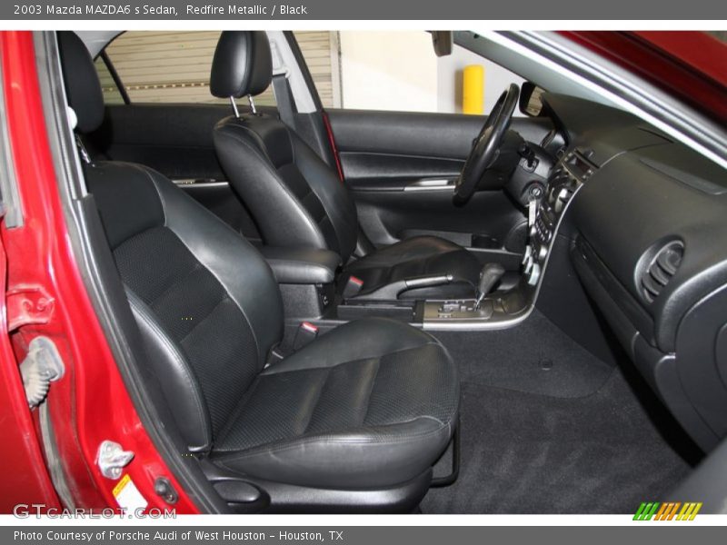 Redfire Metallic / Black 2003 Mazda MAZDA6 s Sedan