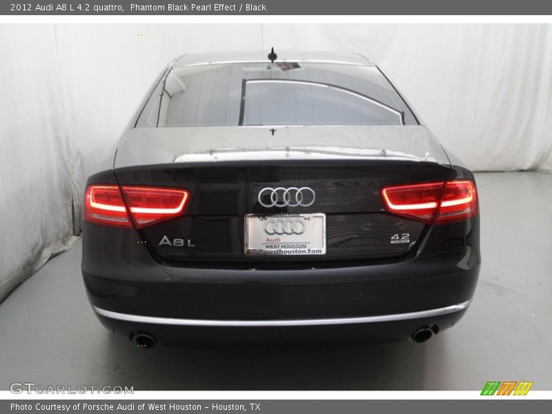Phantom Black Pearl Effect / Black 2012 Audi A8 L 4.2 quattro
