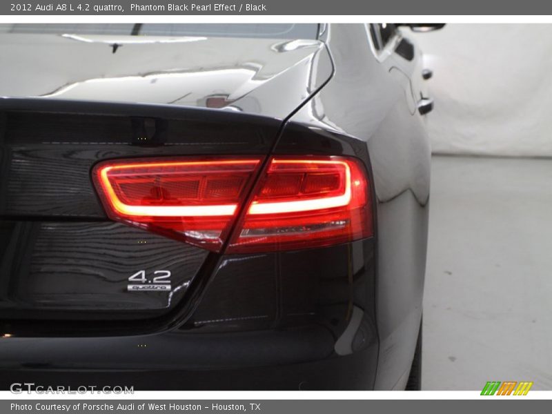 Phantom Black Pearl Effect / Black 2012 Audi A8 L 4.2 quattro