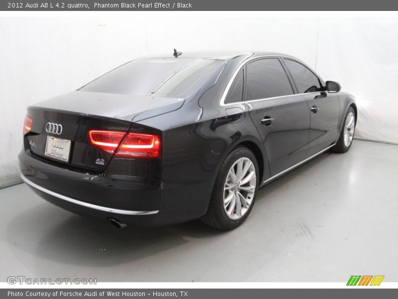 Phantom Black Pearl Effect / Black 2012 Audi A8 L 4.2 quattro