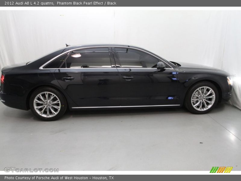 Phantom Black Pearl Effect / Black 2012 Audi A8 L 4.2 quattro
