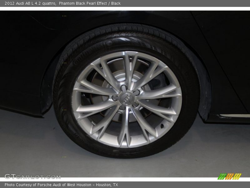Phantom Black Pearl Effect / Black 2012 Audi A8 L 4.2 quattro