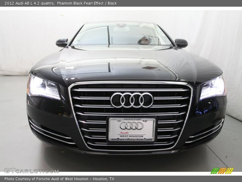 Phantom Black Pearl Effect / Black 2012 Audi A8 L 4.2 quattro