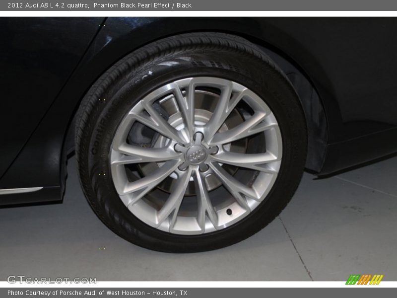 Phantom Black Pearl Effect / Black 2012 Audi A8 L 4.2 quattro
