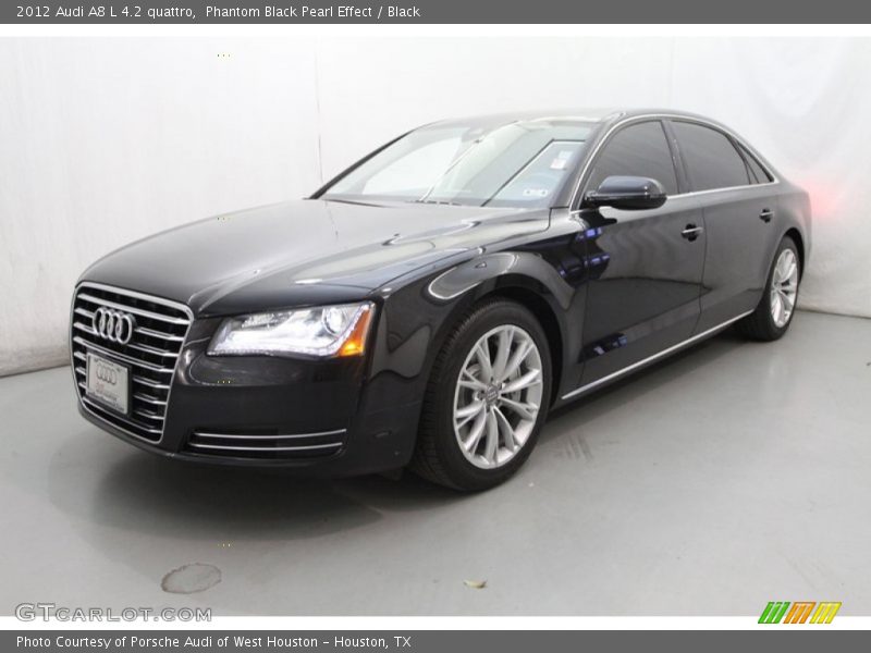 Phantom Black Pearl Effect / Black 2012 Audi A8 L 4.2 quattro