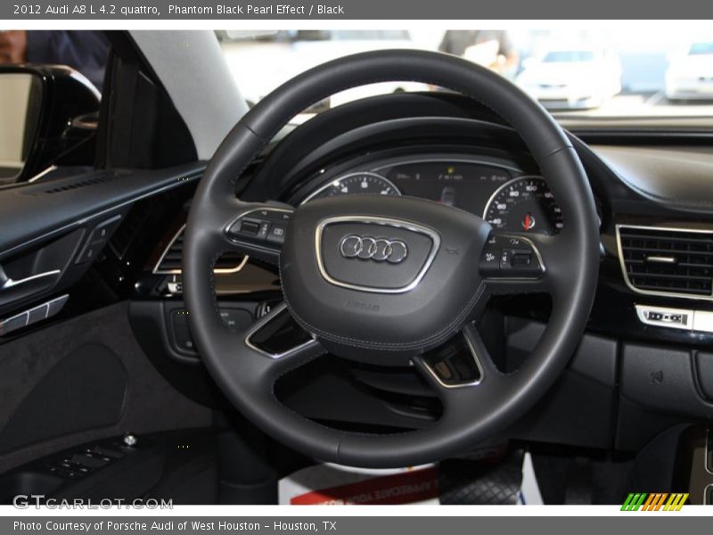 Phantom Black Pearl Effect / Black 2012 Audi A8 L 4.2 quattro