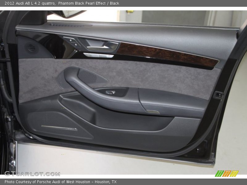 Phantom Black Pearl Effect / Black 2012 Audi A8 L 4.2 quattro