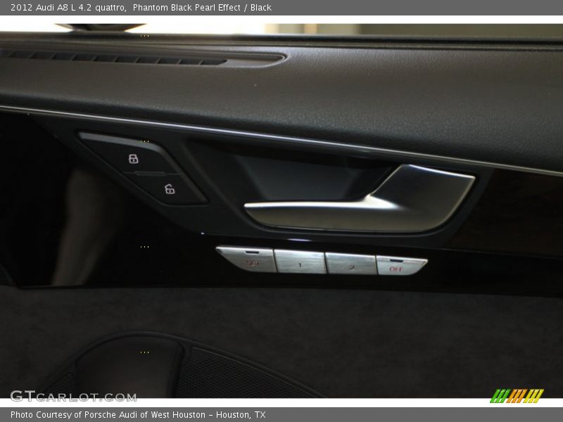 Phantom Black Pearl Effect / Black 2012 Audi A8 L 4.2 quattro