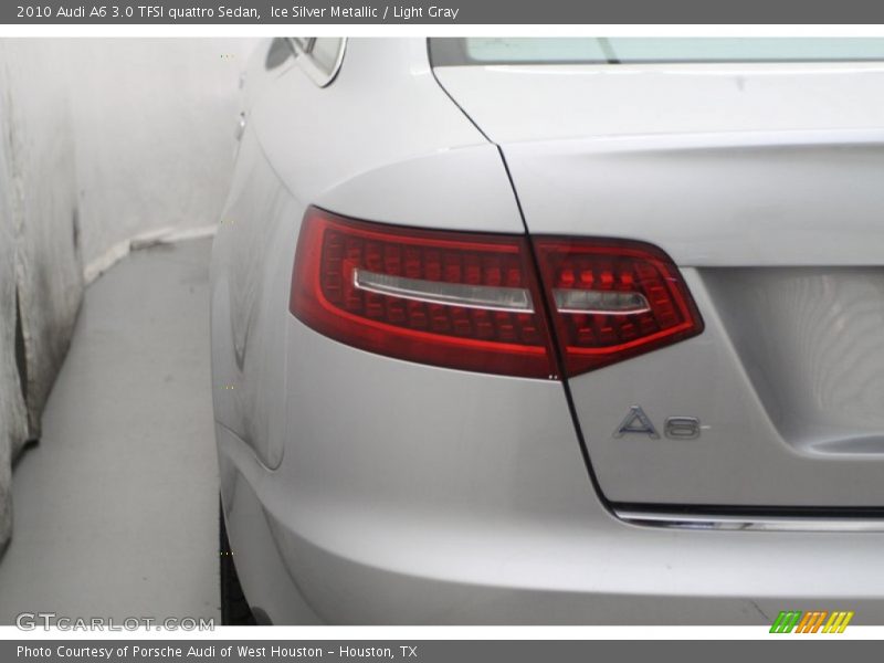 Ice Silver Metallic / Light Gray 2010 Audi A6 3.0 TFSI quattro Sedan
