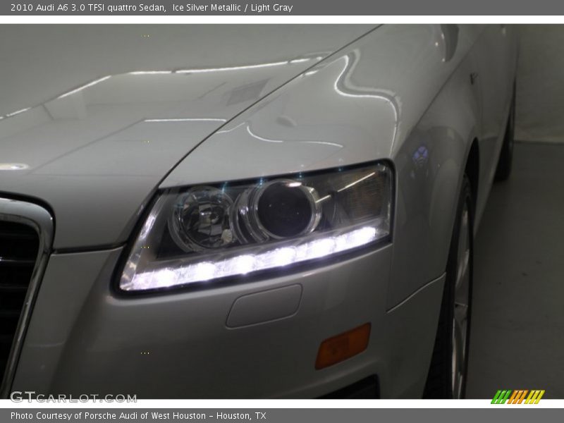 Ice Silver Metallic / Light Gray 2010 Audi A6 3.0 TFSI quattro Sedan
