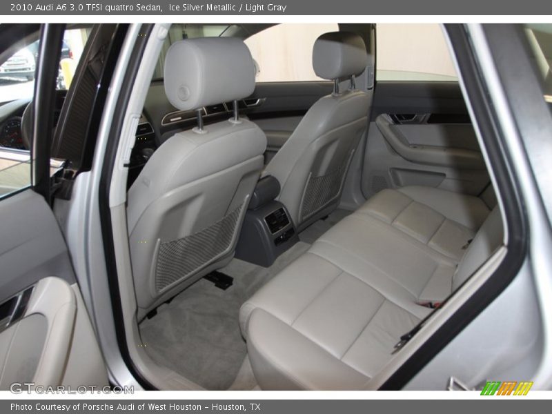 Rear Seat of 2010 A6 3.0 TFSI quattro Sedan