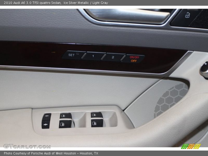 Ice Silver Metallic / Light Gray 2010 Audi A6 3.0 TFSI quattro Sedan
