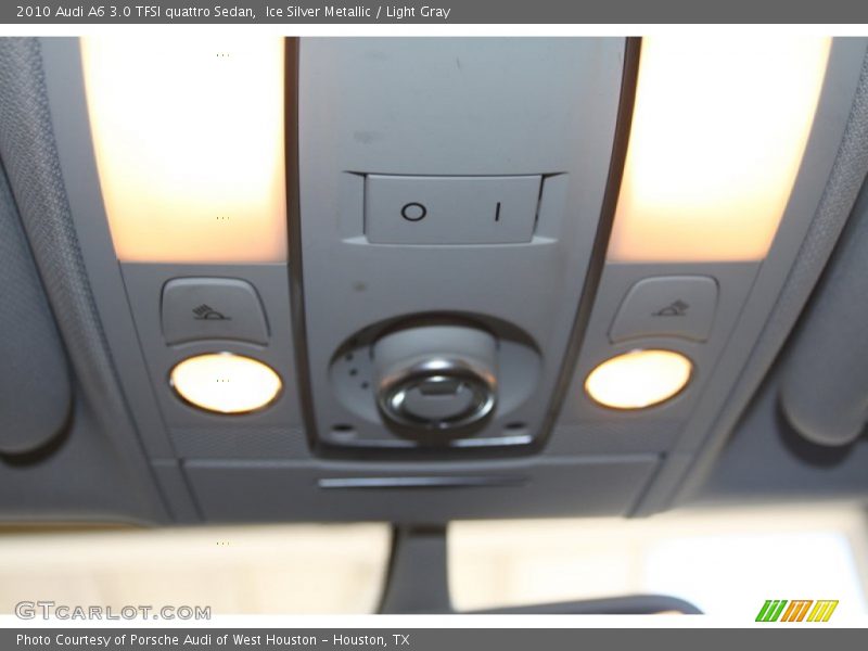 Ice Silver Metallic / Light Gray 2010 Audi A6 3.0 TFSI quattro Sedan