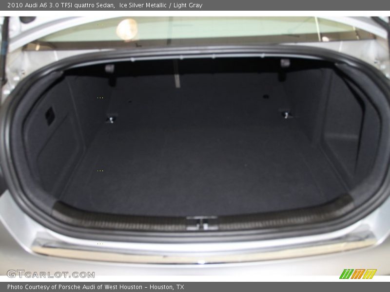Ice Silver Metallic / Light Gray 2010 Audi A6 3.0 TFSI quattro Sedan