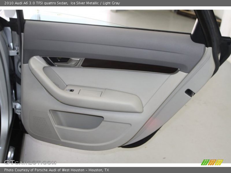 Ice Silver Metallic / Light Gray 2010 Audi A6 3.0 TFSI quattro Sedan