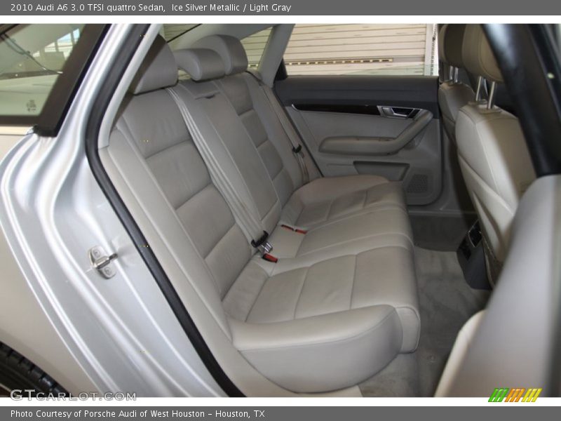 Rear Seat of 2010 A6 3.0 TFSI quattro Sedan