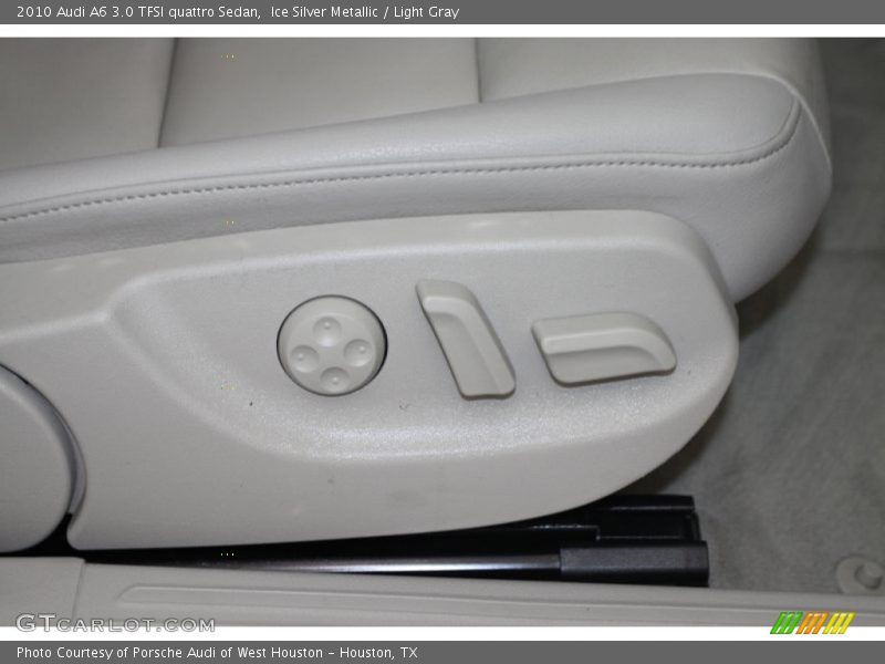 Ice Silver Metallic / Light Gray 2010 Audi A6 3.0 TFSI quattro Sedan