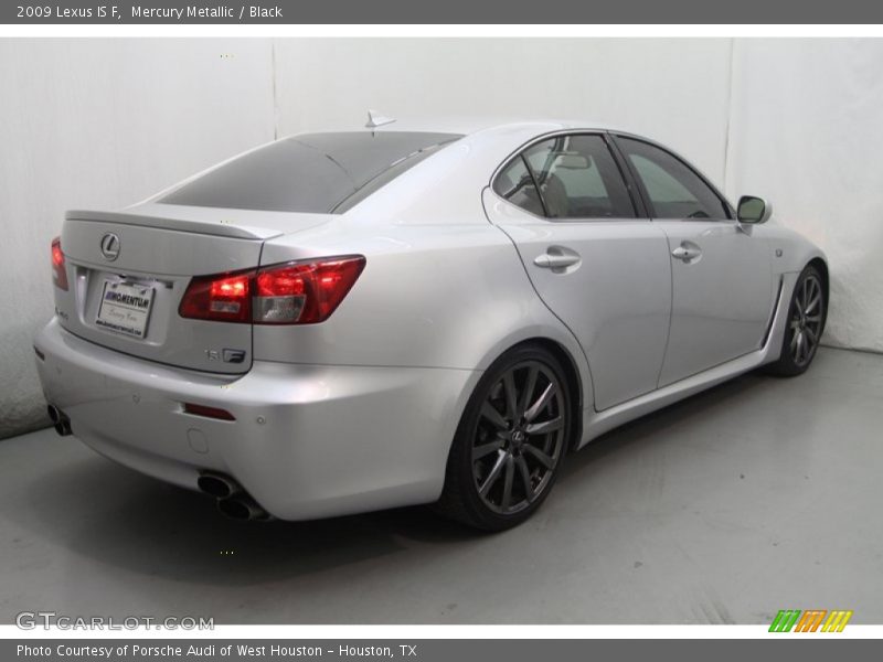 Mercury Metallic / Black 2009 Lexus IS F