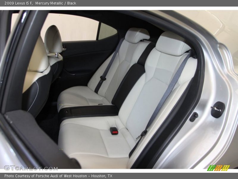 Rear Seat of 2009 IS F