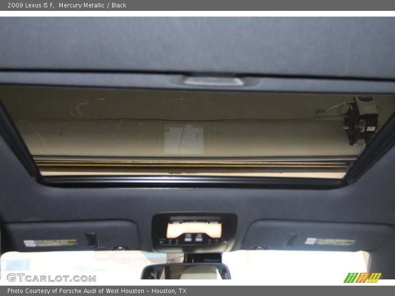 Mercury Metallic / Black 2009 Lexus IS F