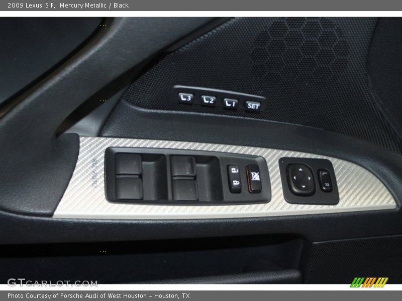 Mercury Metallic / Black 2009 Lexus IS F