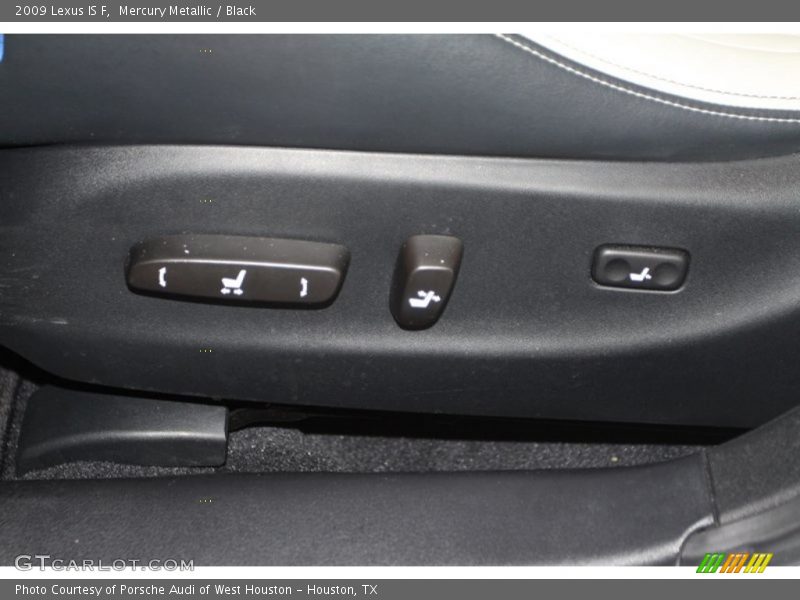 Mercury Metallic / Black 2009 Lexus IS F