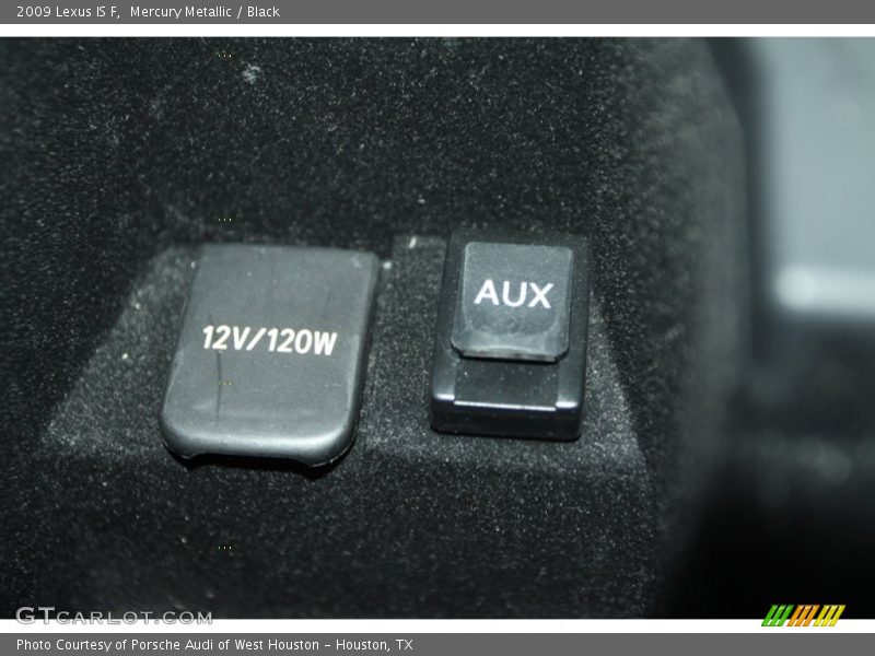 Mercury Metallic / Black 2009 Lexus IS F