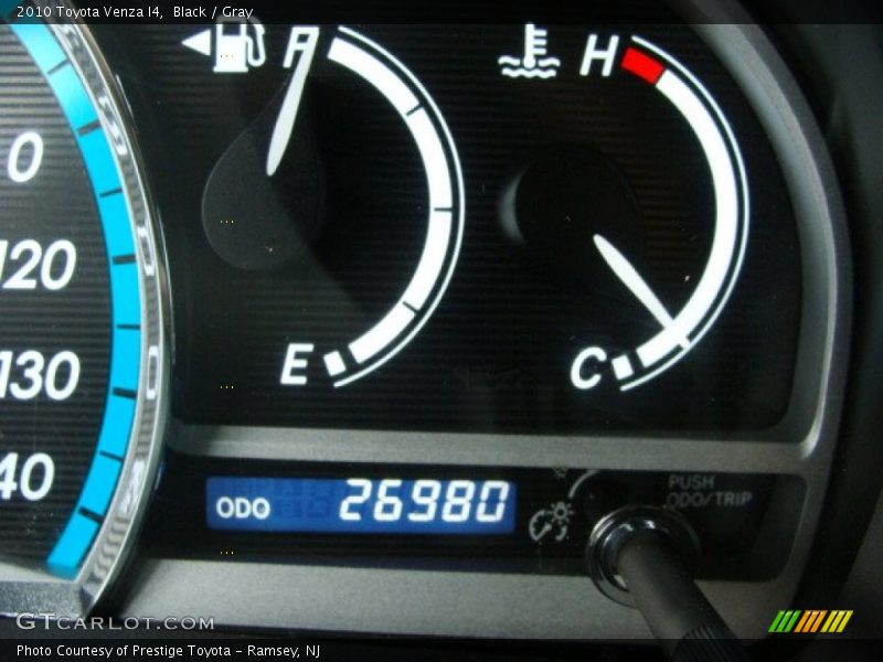 Black / Gray 2010 Toyota Venza I4