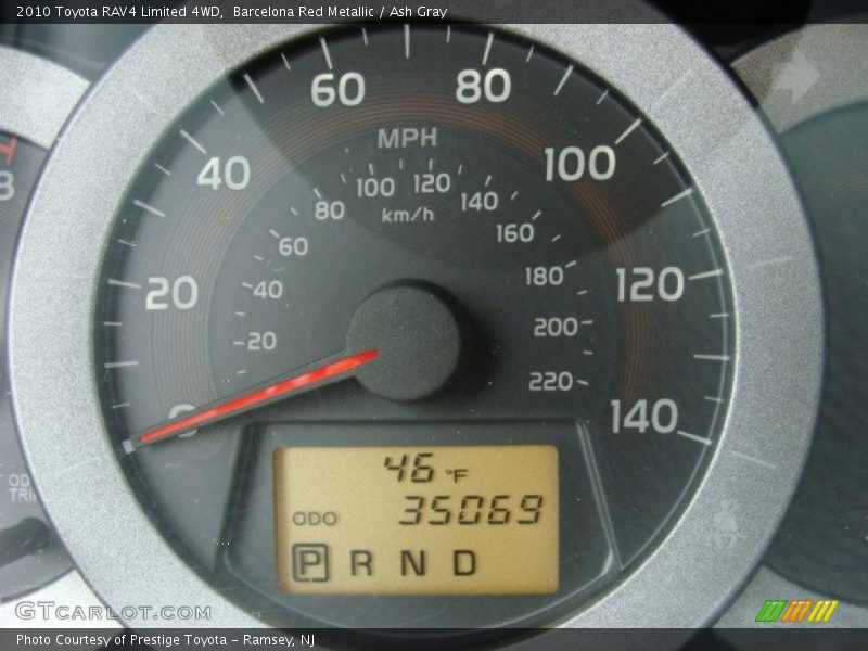 Barcelona Red Metallic / Ash Gray 2010 Toyota RAV4 Limited 4WD