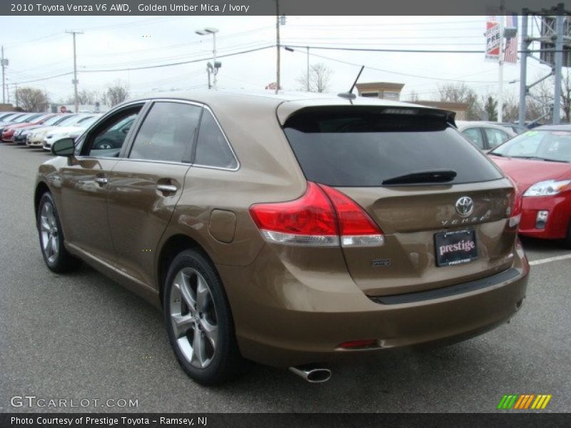 Golden Umber Mica / Ivory 2010 Toyota Venza V6 AWD